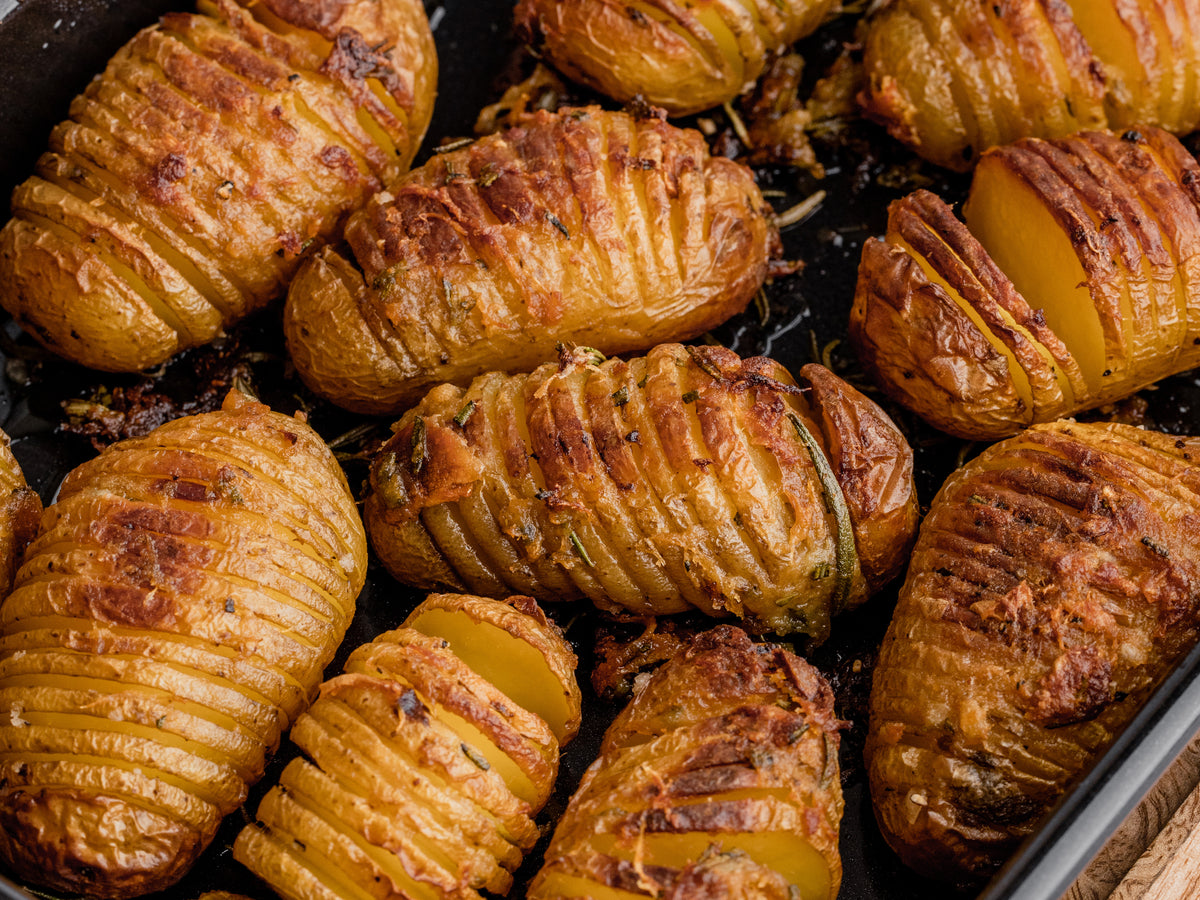 Hasselback Potato Prep Set, Silver