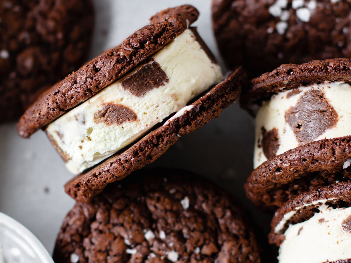 Brownie Ice Cream Sandwiches – Tala Cooking