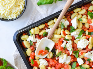 Baked  Caprese Gnocchi