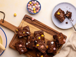 Mini Egg Brownies