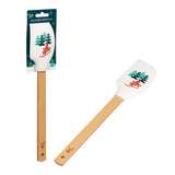 Tala Xmas Gingerbread House and Sleigh Silicone Spatula with bamboo handle