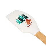 Tala Xmas Gingerbread House and Sleigh Silicone Spatula with bamboo handle