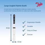 Tala Stainless Steel Angled Icing Spatula