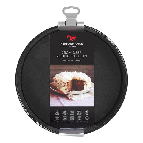 Tala Performance Non-Stick 25cm dia Round Deep Cake Pan