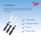 Tala Stainless Steel Set Of 3 Spatulas