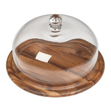 Tala Round Board w Groove in Lacquered Acacia