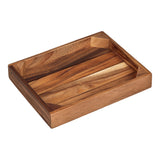 Tala Rectangular Serving / Display Crate in Lacquered Acacia