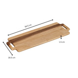 Tala Double Handled Large Rectangular Board in Natutral Acacia