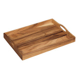 Tala Large Tray w 2 Handles in Natural Acacia