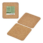 Tala FSCMIX Set of 2 Square Cork Hot Pot Stands