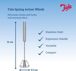 Tala Stainless Steel 31cm Spring Action Whisk