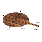 Tala Round Pizza Paddle in Natural Acacia