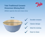 Tala Originals Stoneware Mixing Bowl 26cm 10 inch