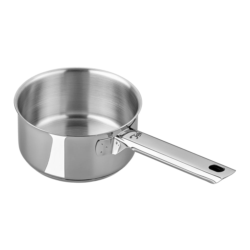 KitchenCraft Milk Pan, Induction Milk Pan with Pouring Lip, Stainless Steel  Milk Pan, 14 cm (6''), Silver
